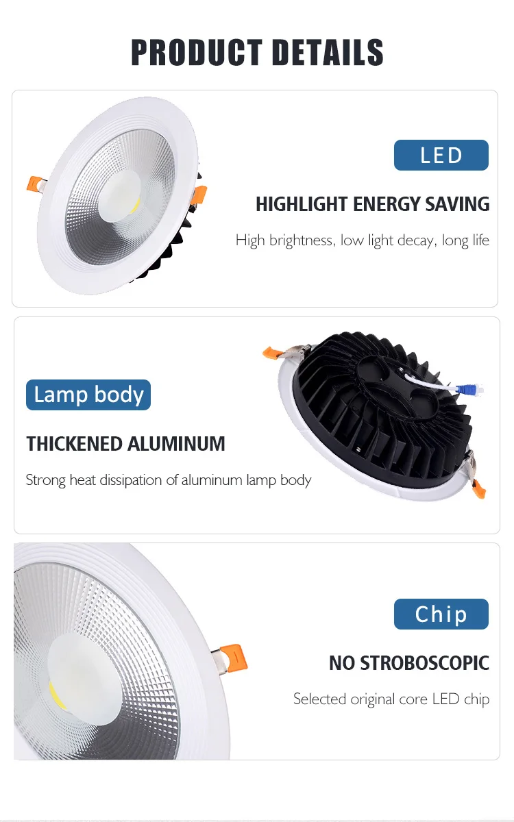 Waterproof Small Size Led Dimmable Trimless Modern Downlight For Hotel ...