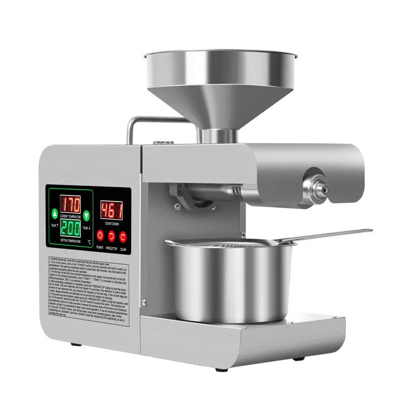 Small Automatic Oil Press Multi-functional Household Oil Press Plant Oil Extraction Machine