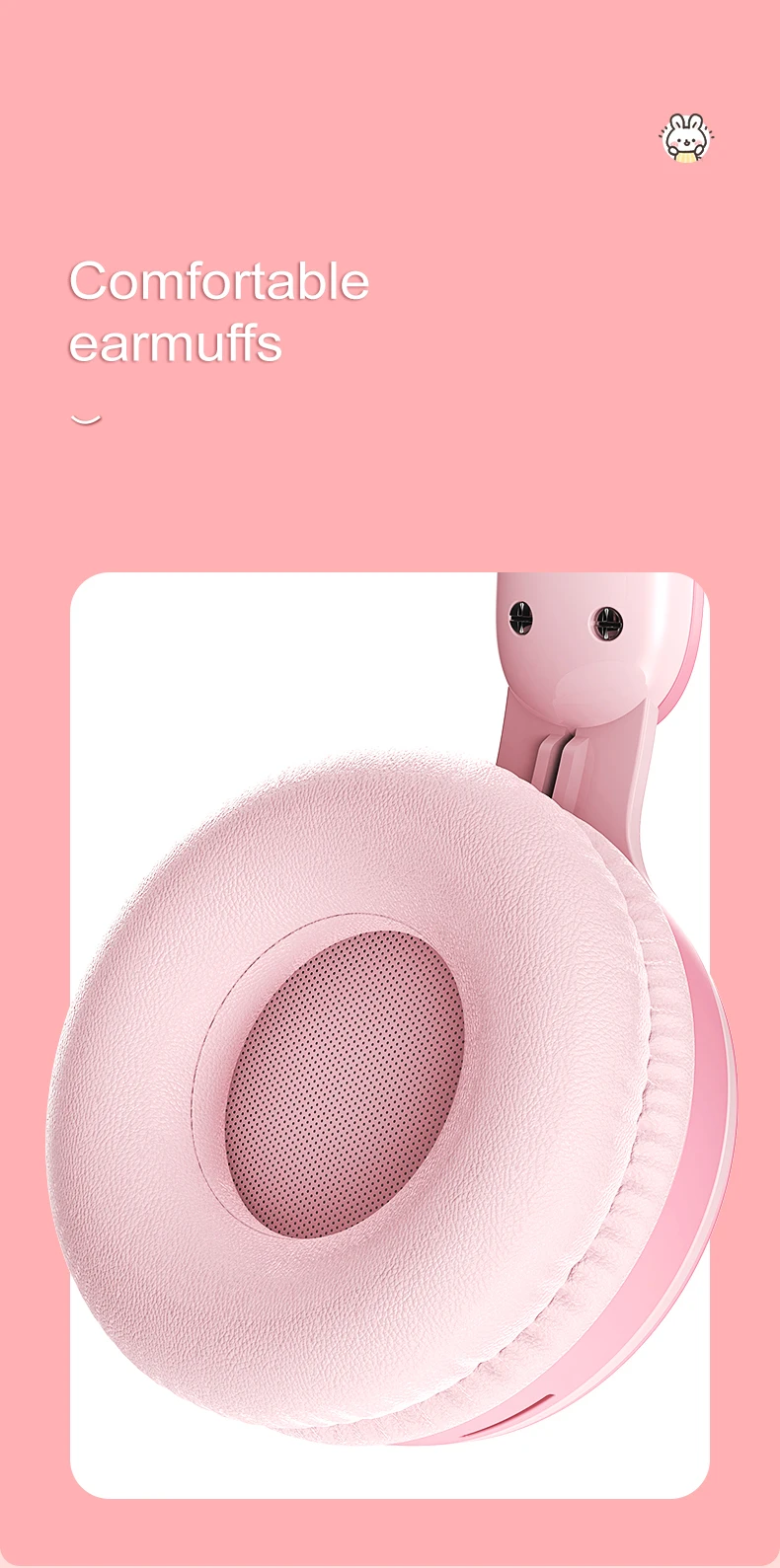汎用うさぎ 耳あて ヘッドホン 汎用うさぎ ヘッドフォン ヘッドホン キャラクターグッズ