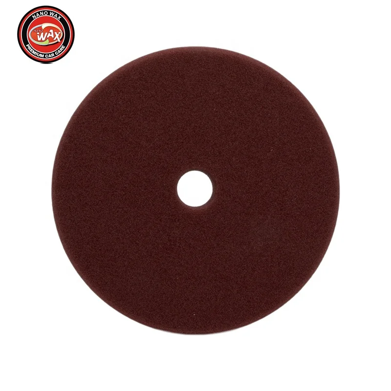 Нано-восковые 5-дюймовые дорожные буферные крюки и петли для полировки автомобиля полировальные пенные колодки компаундирования воска