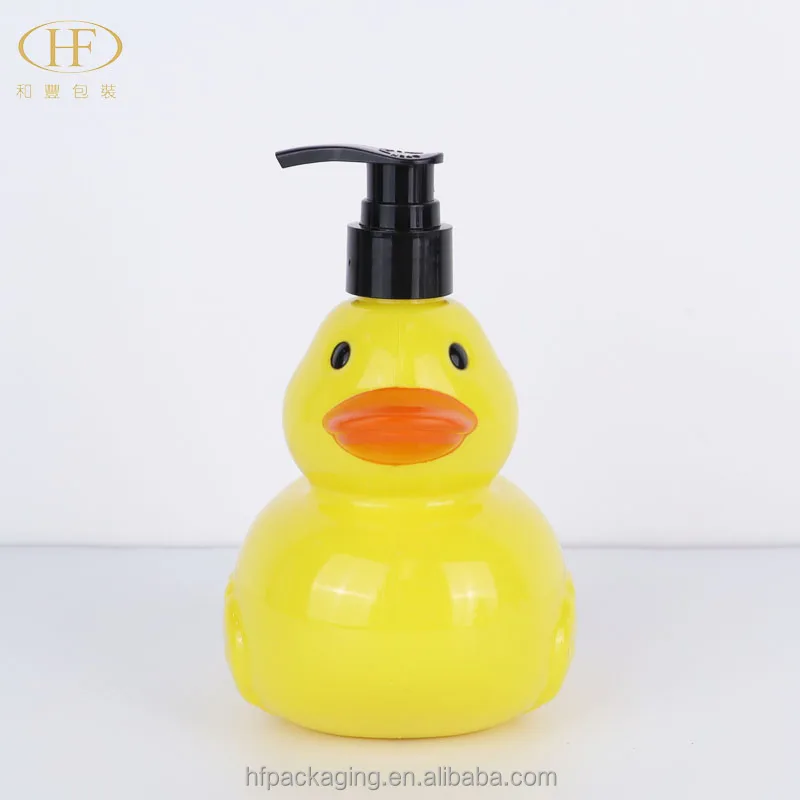 Empty Container 480ml 490ml 500ml Butterfly Duck Shaped Bottle Animal Soap Dispenser Shower Cleaning Lotion Soap Bottle