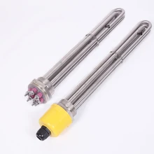 4.5KW 1.5" 2" Electric Immersion Heater Heating Element Industrial Tubular Heater Water Tank Boiler Heater