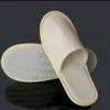 pantofole in cotone e lino beige - suola antiscivolo 5 mm - taglie 38-44