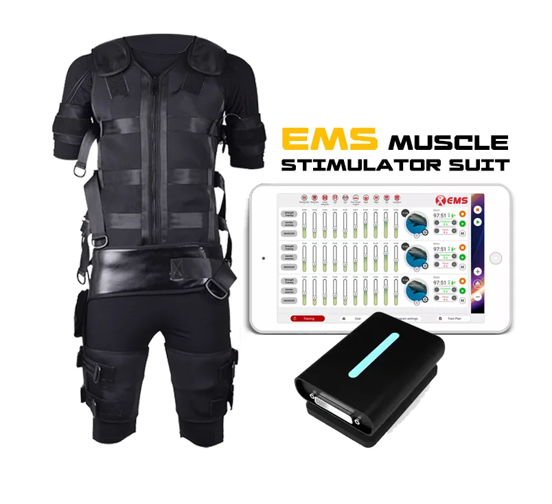 One To 6 Workout Ems Training Muscle Stimulation Suit Fitness Machine