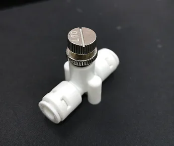 1/4 inch water flow adjuster Needle valve control 1/4" push fit connections