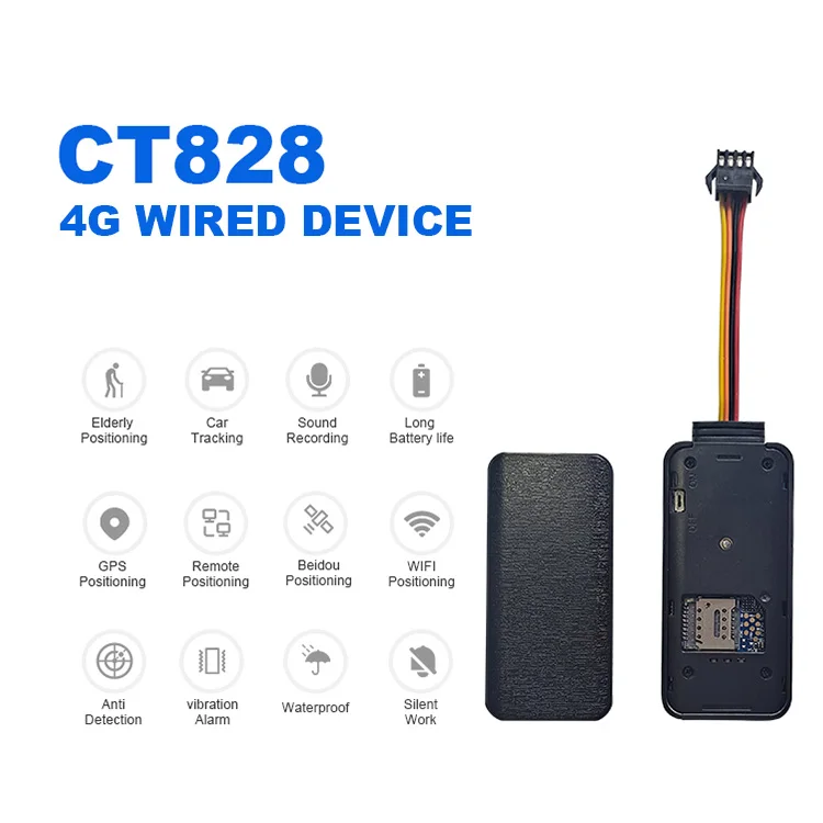 Flash Deal 4G Mini Wired Waterproof Real Time Tracking Remote Control Gps Tracker for Car Fleet Management