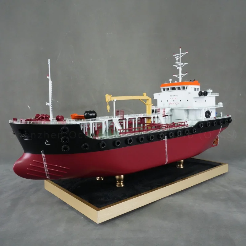 【LAC】O.A.S  Factory Model Customized 65cm Oil Ship Model Making Beautiful Souvenir Gift for Shipping