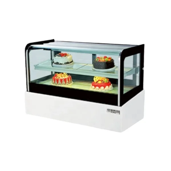 Amazon.com: INTBUYING 36'' Countertop Refrigerated Cake Showcase Bakery  Display Case Glass Display Case 220V (right angle back door) : Industrial &  Scientific