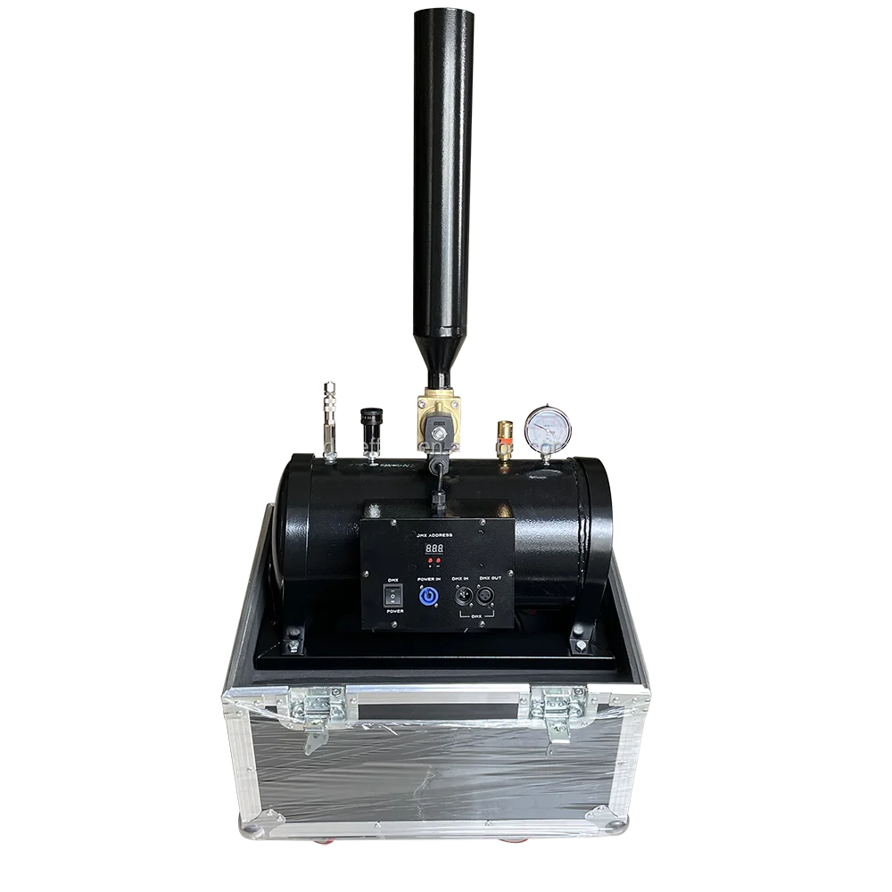 Dmx512 Stage Atmosphere Co2 Stadium Shot Confetti Machine Streamer