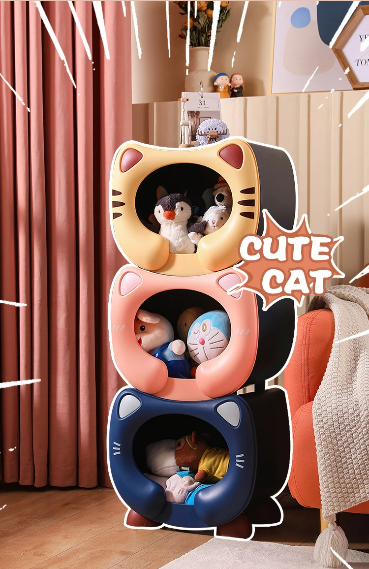 New cat Bed Be Multi-purpose Organizer Toy Storage Rack Can Be Stacked Large Capacity Dog Bed factory