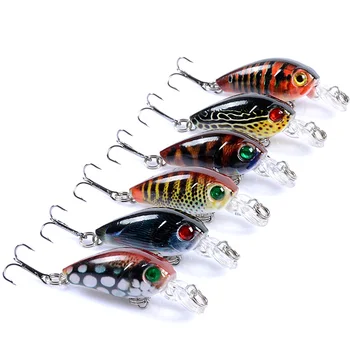 Newbility 4.5cm 4g Plastic Bionic Bait Floating Hard Body Saltwater Sea Pike Bass Crankbait Crank Fishing Lure Minnow – Minnow – view 2