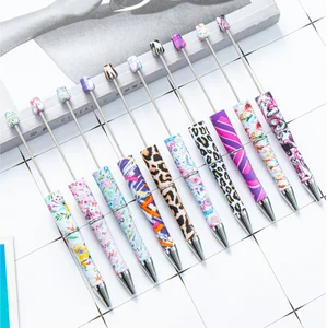 Europe Best Seller Plastic Steel Cows Skulls Leopard Print Hearts Pattern Sports Style Silicone for Beaded Ball Custom Printed B