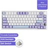 AK820 PRO - Viola Bianco Blu - Interruttore Regalo - 3 Modalità - RGB - Fai da Te
