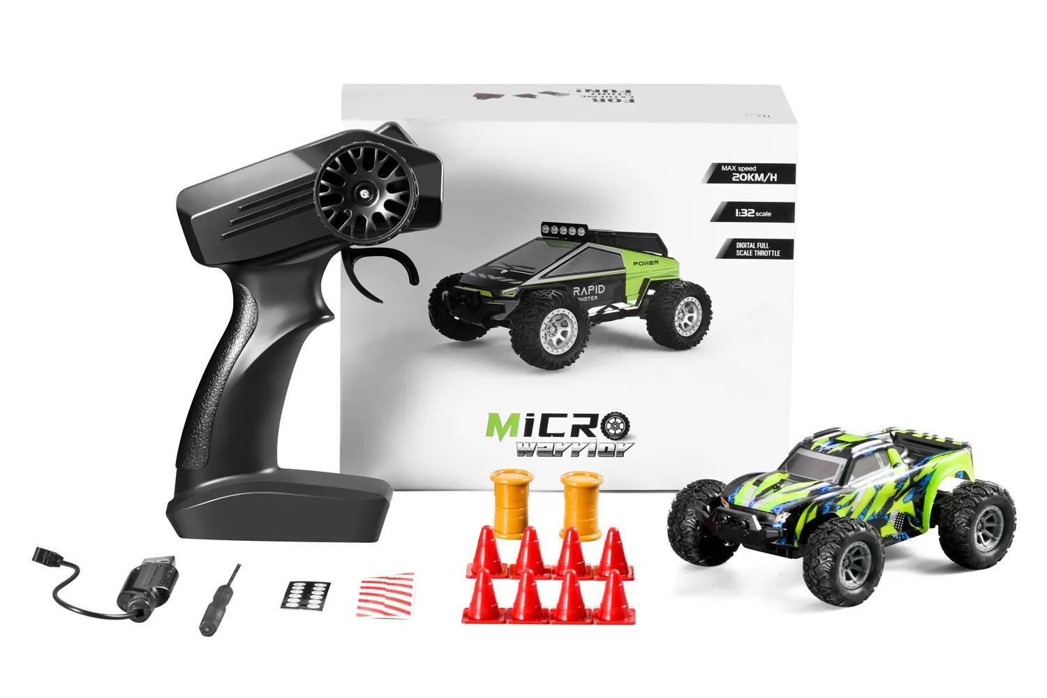 2,4 Ghz 1/32 escala Mini Carro RC vehículo Control remoto modelo