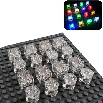 Lighting Block Accessories LED Light Up Kit Brick Sets Classic Transparent Building Blocks Toys Compatible with All Major Brands