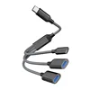 Type-C to USB 1-in-3 10W (Black)