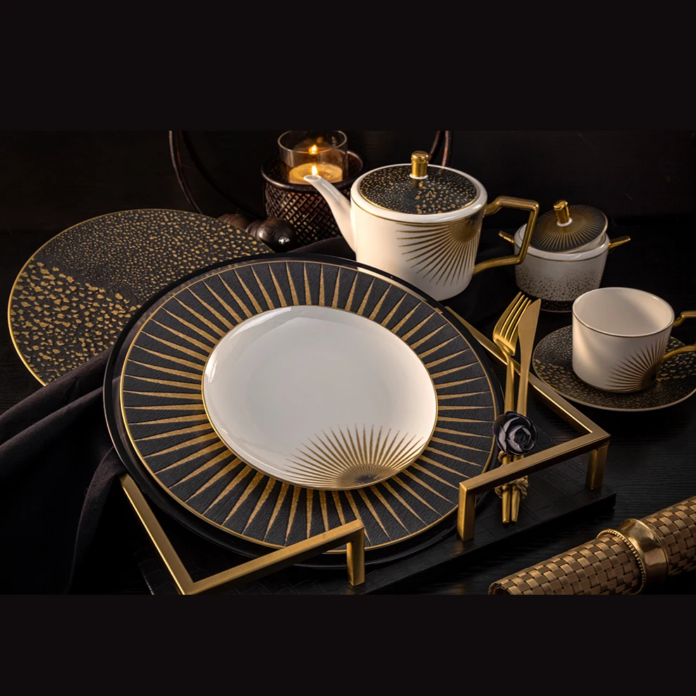Queens Crockery - Imperial Royal Luxury Bone China Dinner