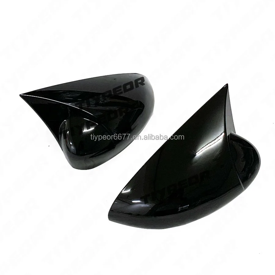 product premium glossy black wing mirror cover for volkswagen magotan 2011   2016   enhance side rear view-6