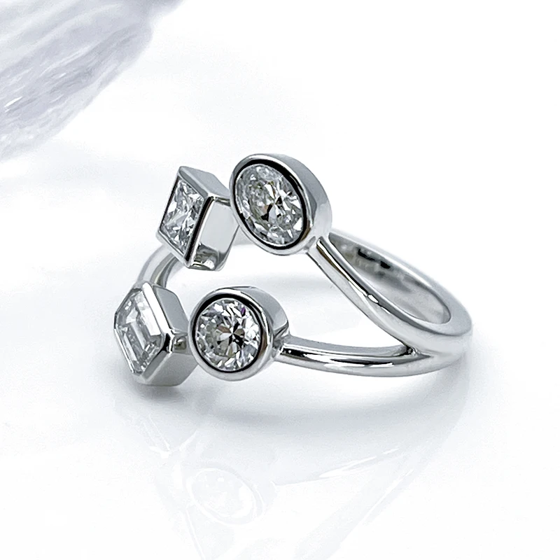 送料無料◆2025新品  with MSR-1098 Rings Style Fashion Our Shop 14K Diamonds Lab Gold アクセサリー