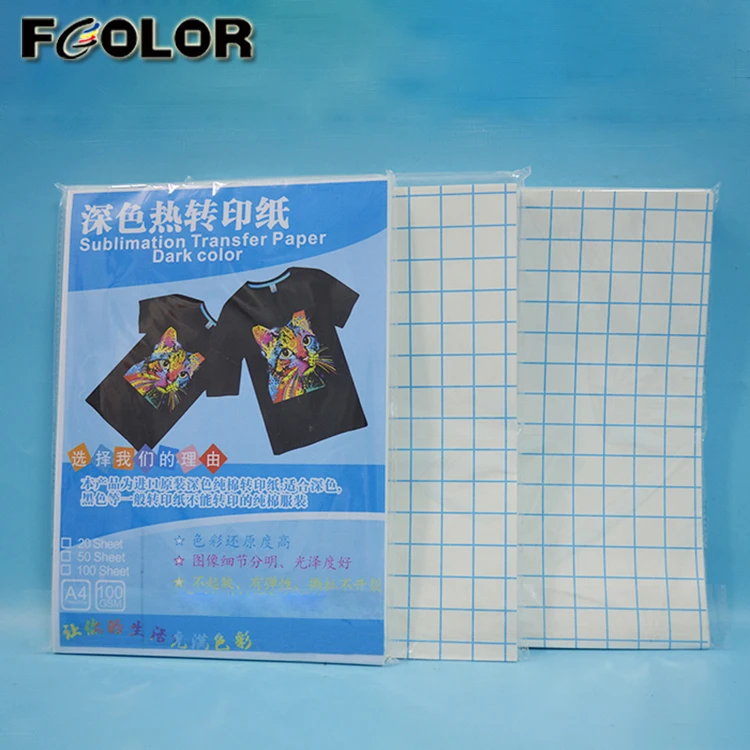 wholesale tshirt sublimation a4 paper dark