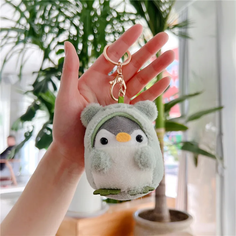 Luxury Kawaii Cute Cartoon Penguin Doll Keychain Stuffed Animal Toys ...