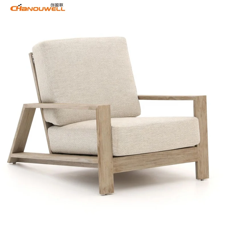 Современный открытый набор для отдыха патио диван из Тиковой мебели