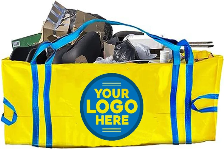 2000kg 2500kgs Large Size Construction Waste Skip Bag Dumpster Bag