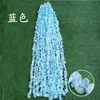 One meter of blue orchid clusters