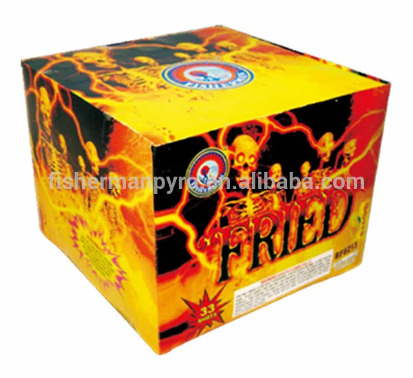 Big cakes fireworks "FRIED" 33 Shots 500 gram Consumer Cake Fireworks / outdoor for party / Christmas / New years