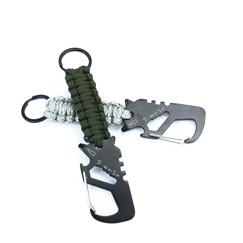 Stainless Steel Carabiner Paracord Clip - Cute & Durable