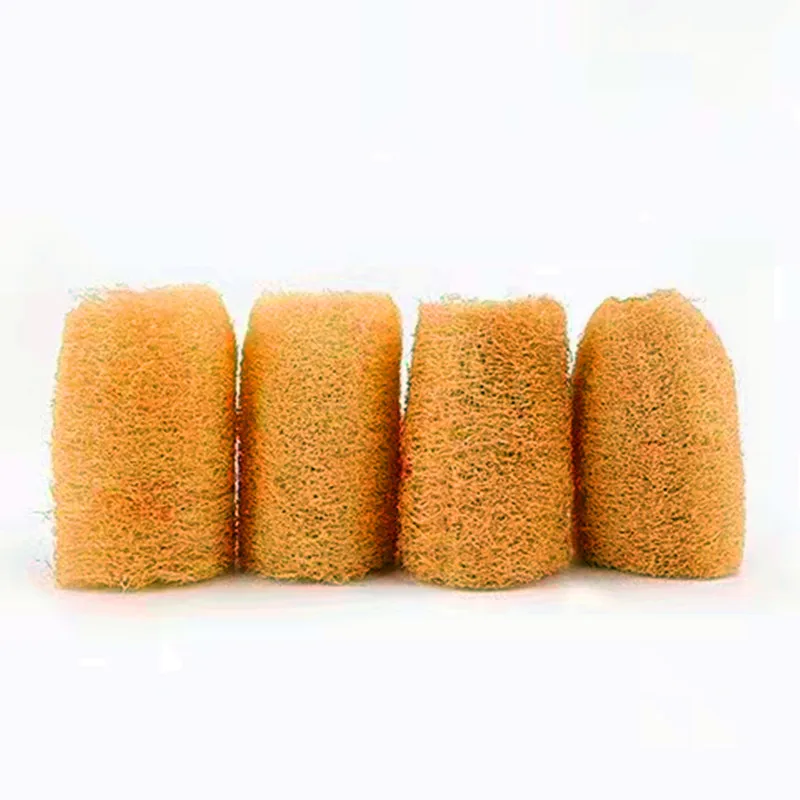 100% Органическая Экологически чистая кастрюля из люфы для мытья посуды без прилипания к маслам и повреждения