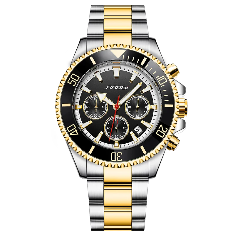 Relojes Sinobi de alta calidad para hombre, cronometraje de