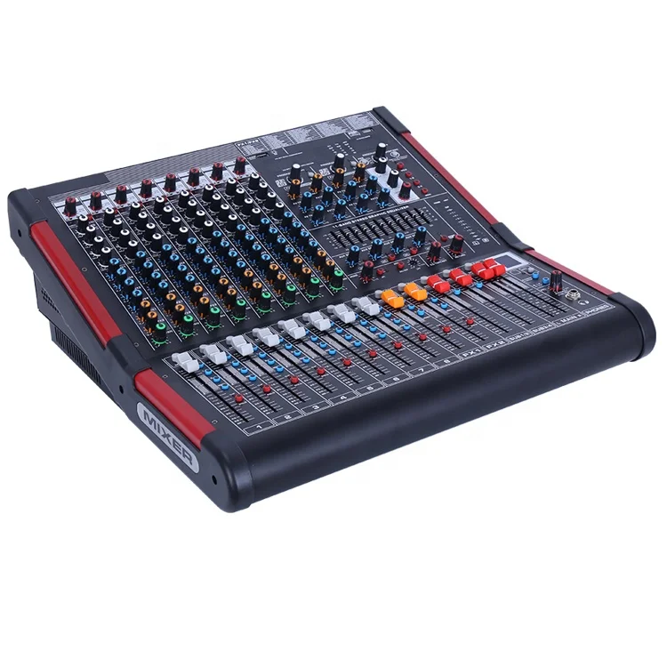 KS 8  2 Stereo Output Audio Mixer  8 Channel Profession Double 99dsp Sound Mixer