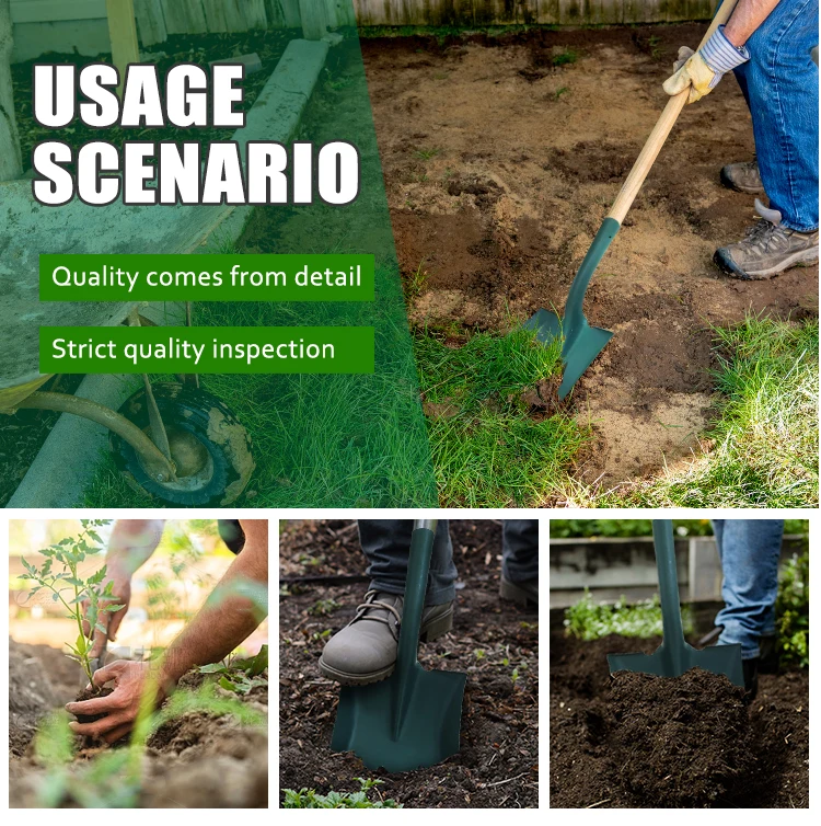 product high quality  metal hand tool  outdoor camping farming  garden shovels head-6