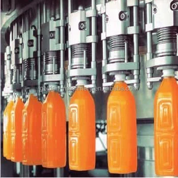 Fully Automated Turnkey Production Line for Filling PET Bottles with Apple Orange and Mango Fruit Juices