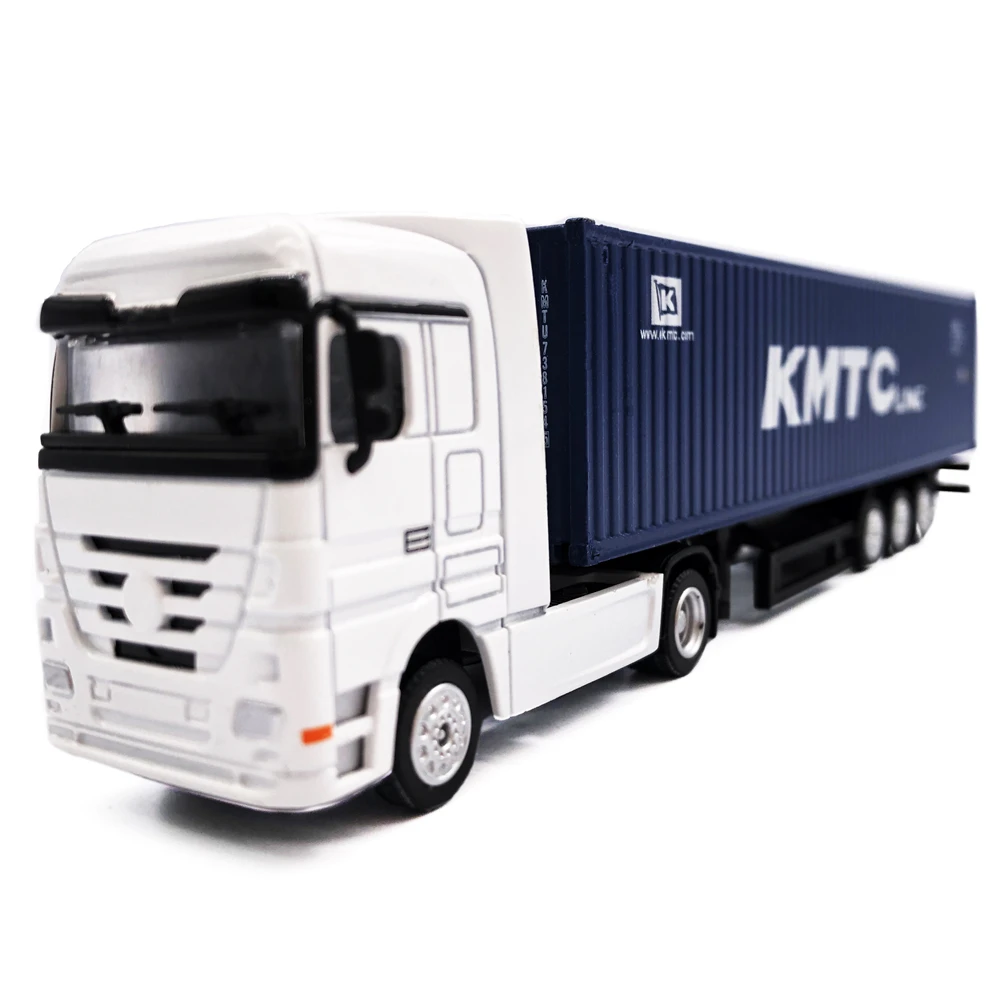 【A】19cm KMTC Container truck model 1:87 Container truck model O.A.S ship model