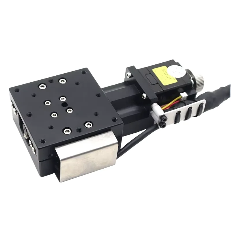 Displacement Platform Fex40/60/80/100/120X Axis Electric Precision Fine-Tuning Slide Optical Experiment Workbench Engine