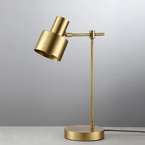 Simple Modern Light Luxury Decorative Hotel Bedside Study Reading Table Lamp