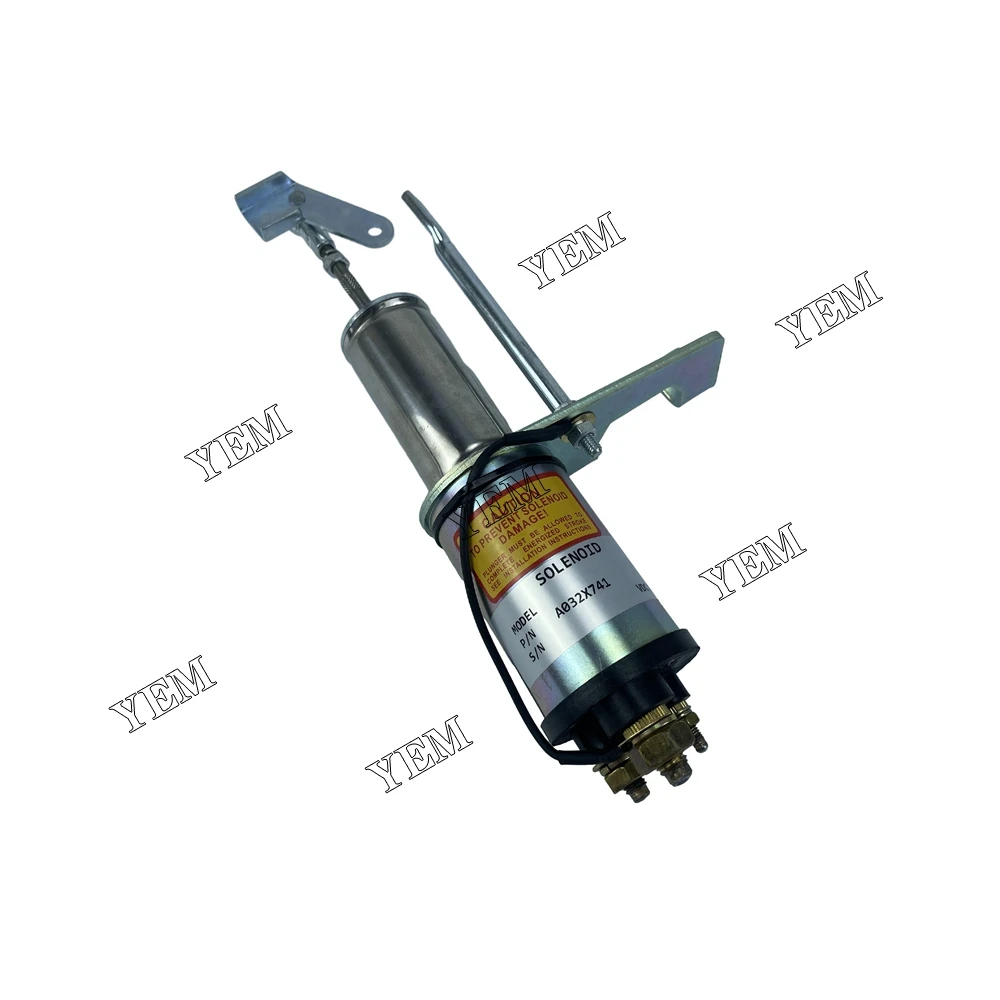 New Machinery Engine Solenoid Valve A044F794 A032X741 S746384 SS93411 For 6BT Forklift Excavator & Skid Loader Engine