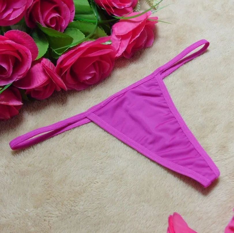 Factory Sales Solid T Back Micro Modal Underwear Women Sexy G-String Women Panties Sexy Underwear for Lady Thong Panties Women