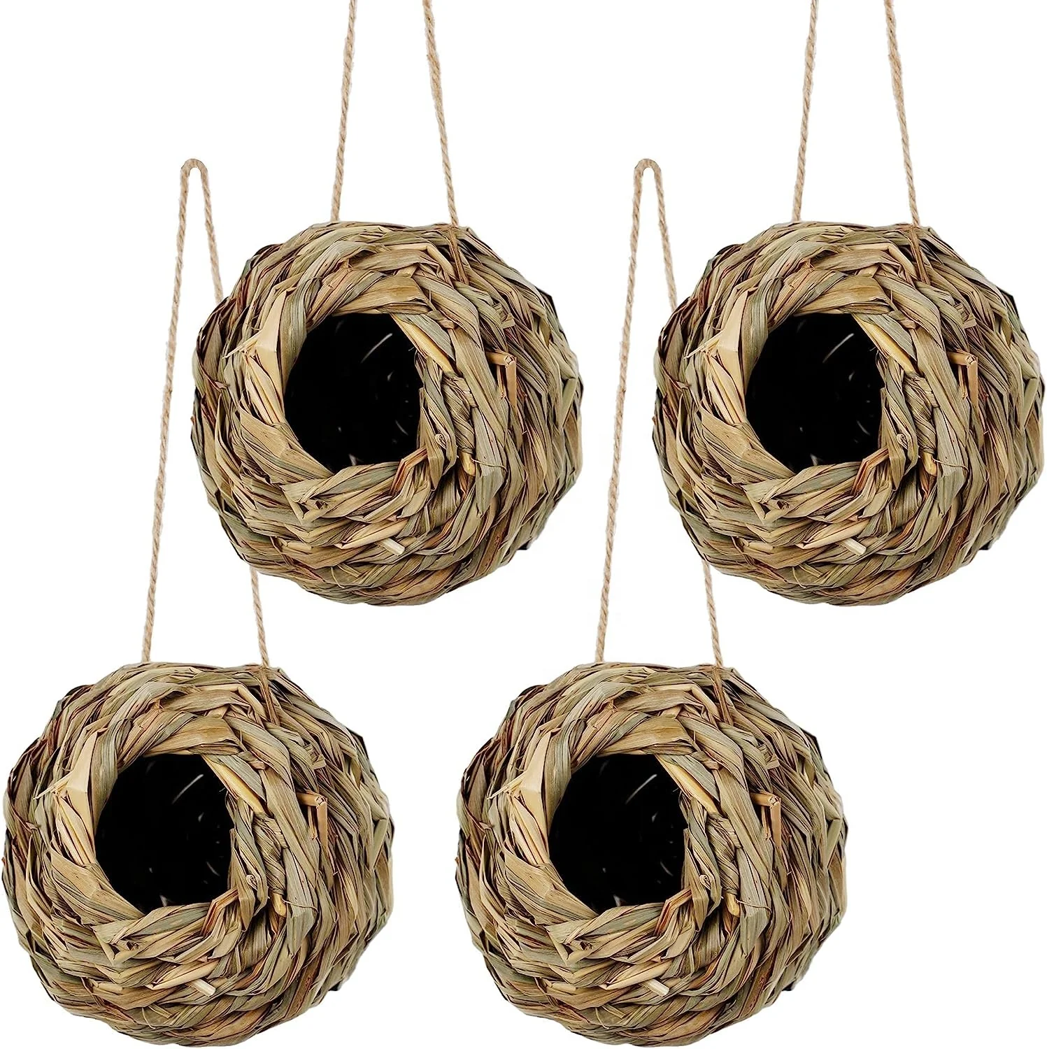 Hummingbird Nest House for Outside   4pcs Per Set