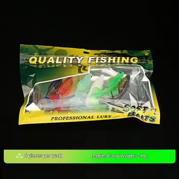 Curly & T Tail Soft Worm Lures with Two Swimming Actions, Micro Artificial Bait for Bass and Topmouth Culter – Soft Lure – view 3