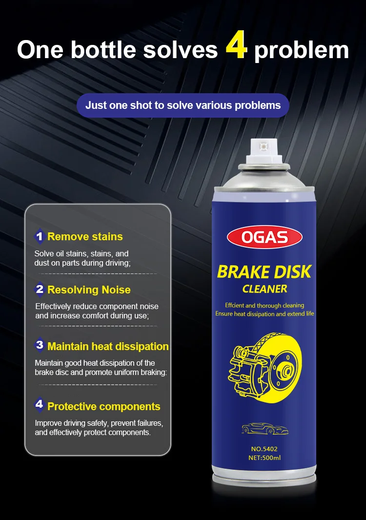 500ml Brake Parts Cleaner Strong Powerful Brake Parts Cleaner Disc