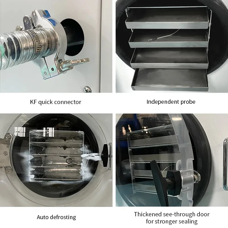 HFD-6 2300W Vacuum Freeze Dryer Machine System For Candy