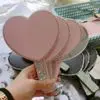 1pcs pink mirror with diamond