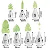 7-piece set of leaf mouth