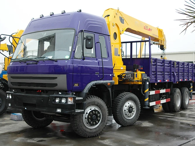 Huge Hydraulic Truck Mounted Crane SPS50000 20.0tons 8*4lhd Hot sale factory