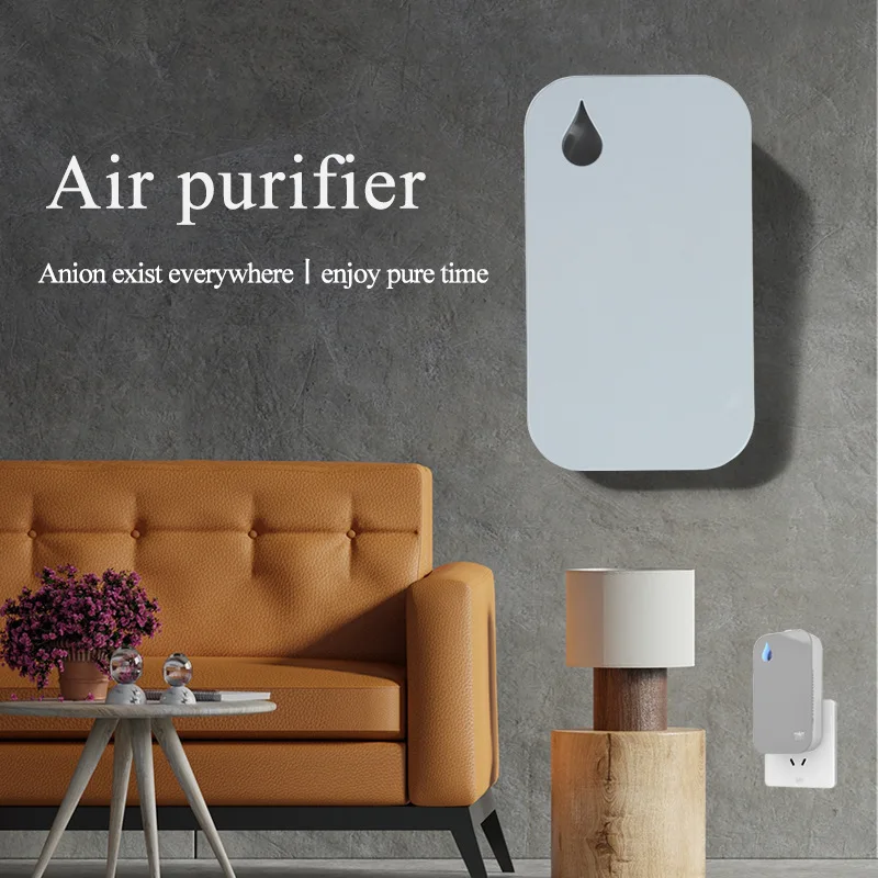 Household Small Plug-in-and-use air Purifier with Dust Removal Odor Elimination Negative Ion Generation and Silent Design 2