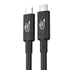 Black USB4.0 Certified Gen3 240W 40Gbps