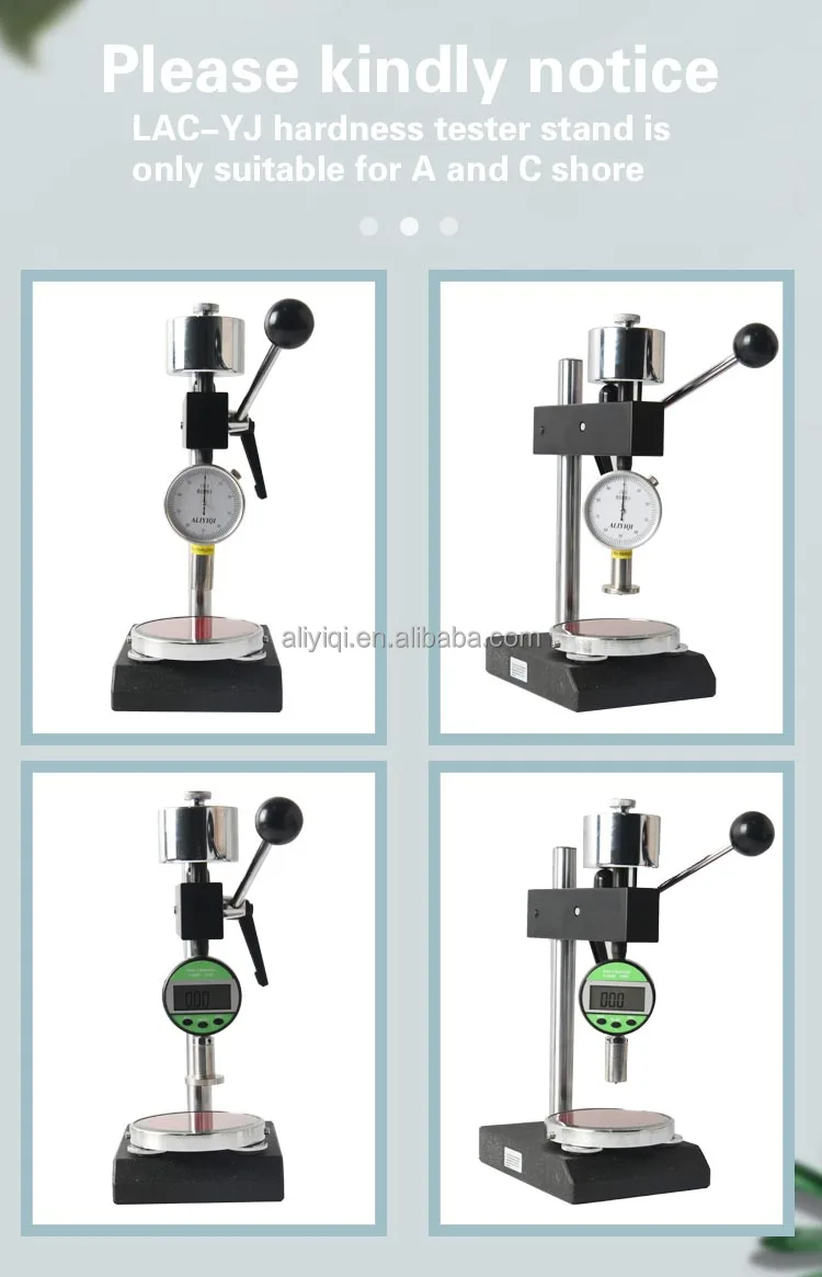 Shore Aurometer Test Stand for Digital Shore A Hardness Tester